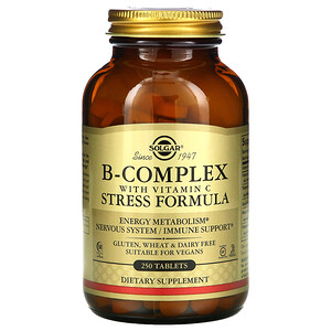 Отзывы о Солгар, B-Complex with Vitamin C Stress Formula, 250 Tablets