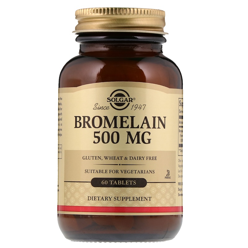 Solgar, Bromelain, 500 mg, 60 Tablets - iHerb