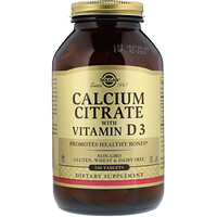 Solgar Calcium Citrate With Vitamin D3 240 Tablets Iherb