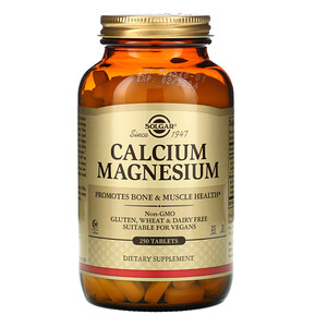 Отзывы о Солгар, Calcium Magnesium, 250 Tablets