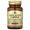 Chelated Copper, 100 Tablets (2.5 mg per Tablet)