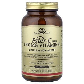 Solgar, Ester-C® Plus，维生素 C，100 粒胶囊