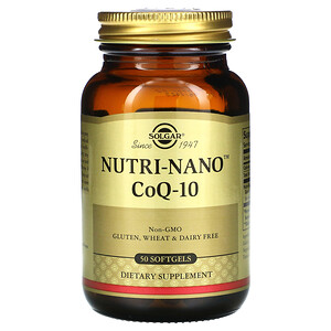 Отзывы о Солгар, Nutri-Nano CoQ-10, 50 Softgels