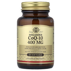 Megasorb CoQ-10, 400 мг, 30 капсул