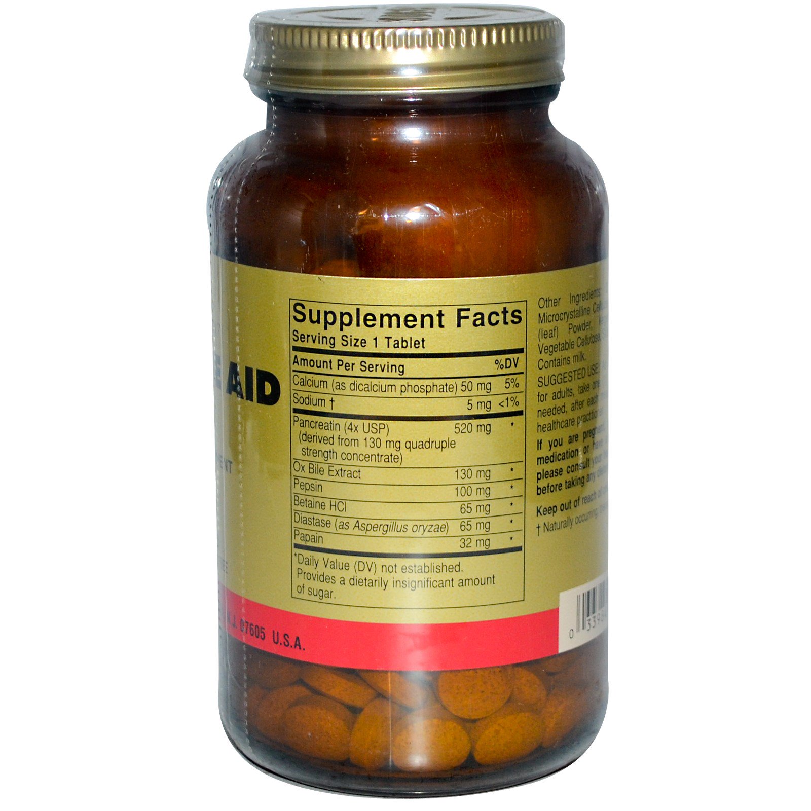 Solgar, Digestive Aid, 250 Tablets - iHerb