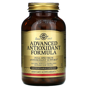 Отзывы о Солгар, Advanced Antioxidant Formula, 120 Vegetable Capsules