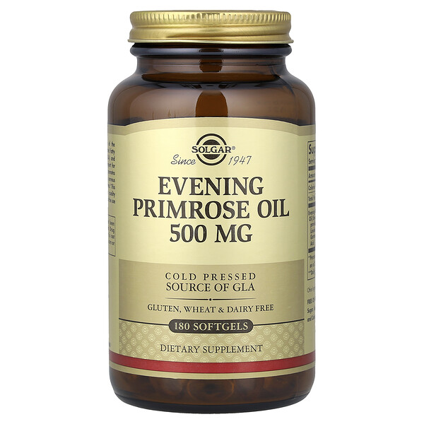 Solgar Evening Primrose Oil, 500 mg, 180 Softgels