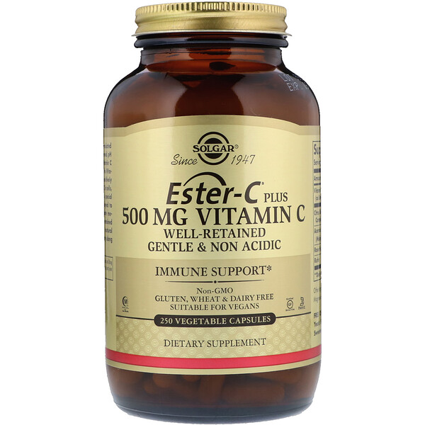 Solgar, Ester-C Plus, Π²ΠΈΡΠ°ΠΌΠΈΠ½ C, 500 ΠΌΠ³, 250 Π²Π΅Π³Π΅ΡΠ°ΡΠΈΠ°Π½ΡΠΊΠΈΡ
ΠΊΠ°ΠΏΡΡΠ»