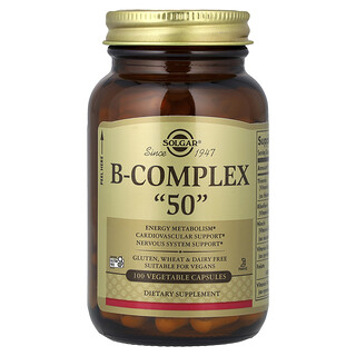 Solgar, B-Complex "50", 100 Vegetable Capsules