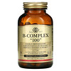 Solgar, B-Complex "100", Vitamin-B-Komplex, 100 pflanzliche Kapseln