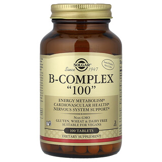 Solgar, B-Complex „100”, 100 tablete