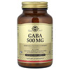GABA, 500 mg, 100 capsule vegetali