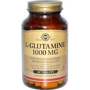 L-глютамин 60 таблеток Solgar отзывы, применение, состав, цена, купить
