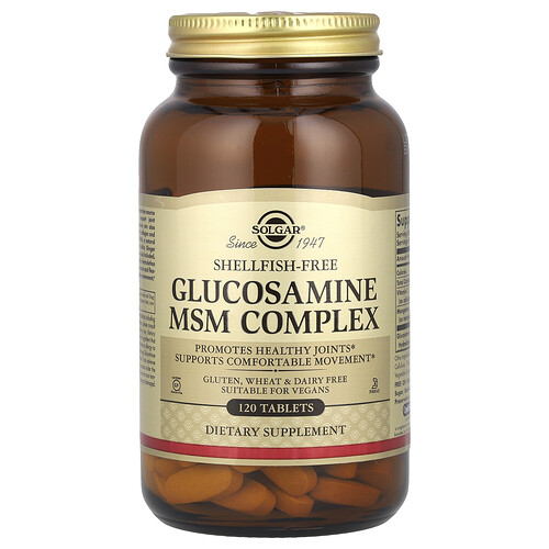 Solgar Glucosamine MSM Complex, 120 Tablets
