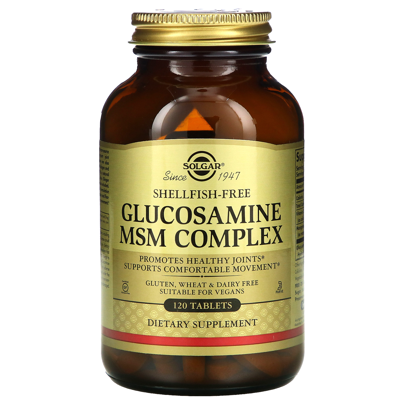 Solgar, Glucosamine MSM Complex, 120 Tablets - iHerb