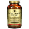 Solgar, L-глютамин, 500 мг, 250 вегетарианских капсул