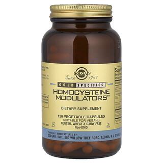 Solgar, Gold Specifics®, Homocysteine Modulators®, 120 pflanzliche Kapseln