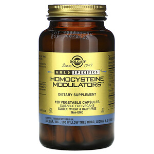 Отзывы о Солгар, Gold Specifics, Homocysteine Modulators, 120 Vegetable Capsules