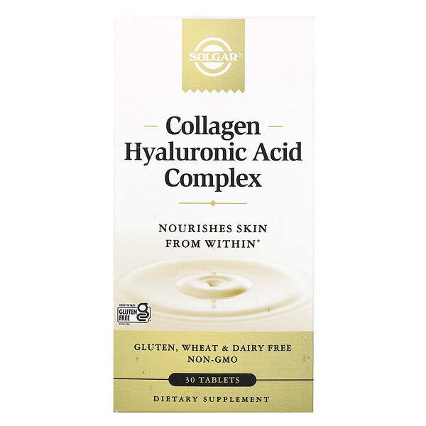 Complejo de ácido hialurónico y colágeno, 30 comprimidos