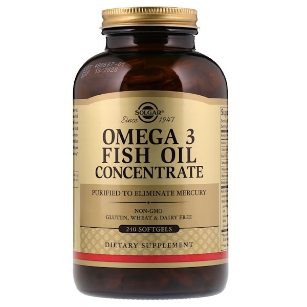 Solgar, Omega-3 Fish Oil Concentrate, 240 Softgels
