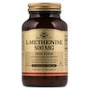 L-метионин, 500 мг, 90 растительных капсул