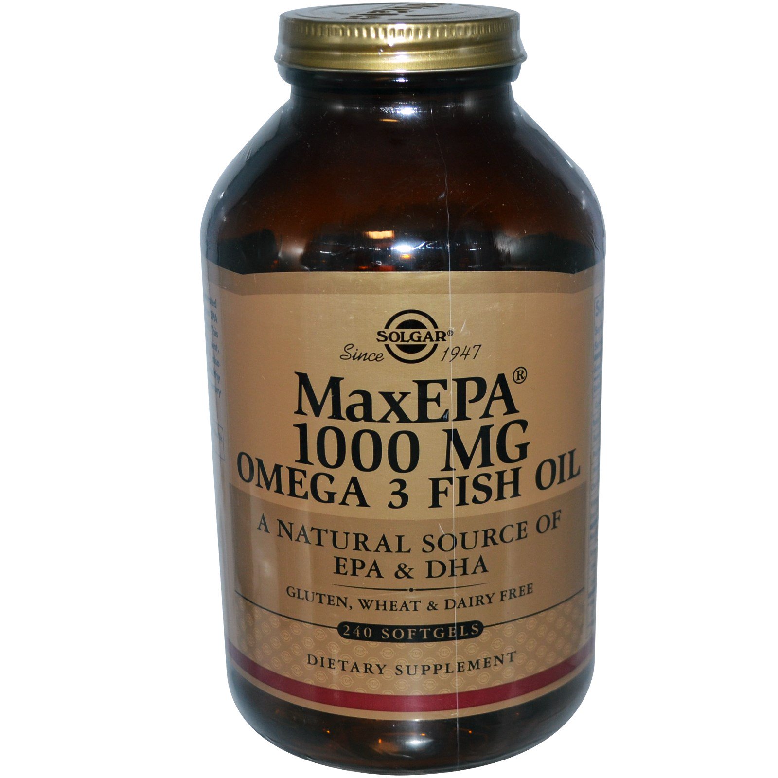 Solgar Maxepa Omega 3 Fish Oil 1000 Mg 240 Softgels Iherb