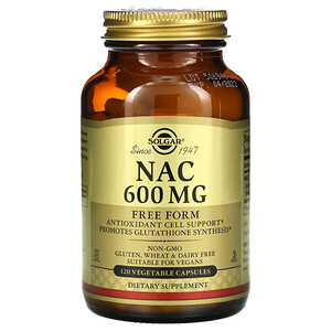 Солгар, NAC, 600 mg, 120 Vegetable Capsules отзывы