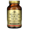 Solgar, ノーフラッシュ ナイアシン、500 mg、野菜カプセル100個