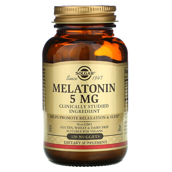 Melatonin, 5 mg, 120 Nuggets