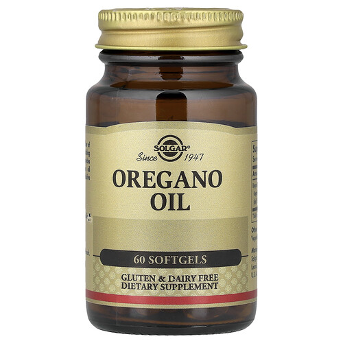 iHerb UK - Solgar , Oregano Oil, 60 Softgels (175 Mg Per Softgel)