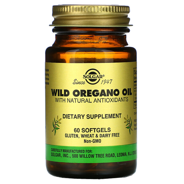Wild Oregano Oil, 60 Softgels