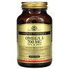 Solgar, омега-3, ЭПК и ДГК, двойной концентрации, 700 мг, 60 капсул