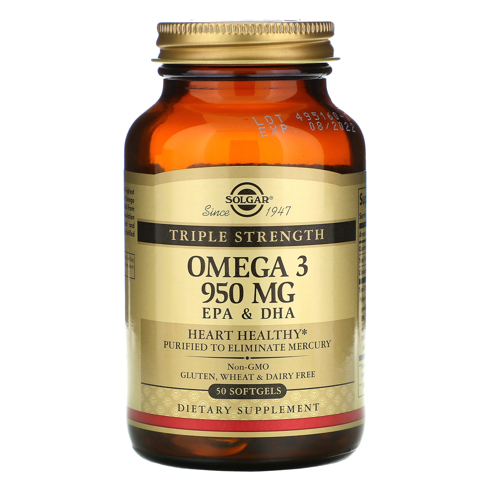 Solgar, Omega-3, EPA \u0026 DHA, Triple 