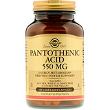 Отзывы о Пантотеновая кислота, 550 мг, 100 растительных капсул