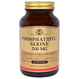 Фосфатидилсерин, 200 мг, 60 мягких капсул отзывы, применение, состав, цена, купить