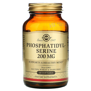 Отзывы о Солгар, Phosphatidylserine, 200 mg, 60 Softgels