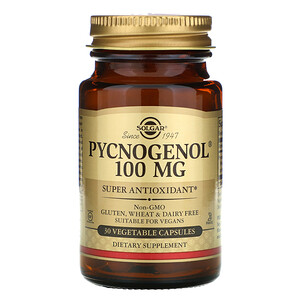 Отзывы о Солгар, Pycnogenol, 100 mg, 30 Vegetable Capsules