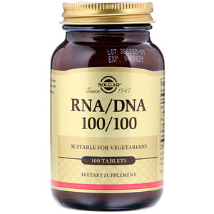 Отзывы о Солгар, RNA/DNA 100/100, 100 Tablets