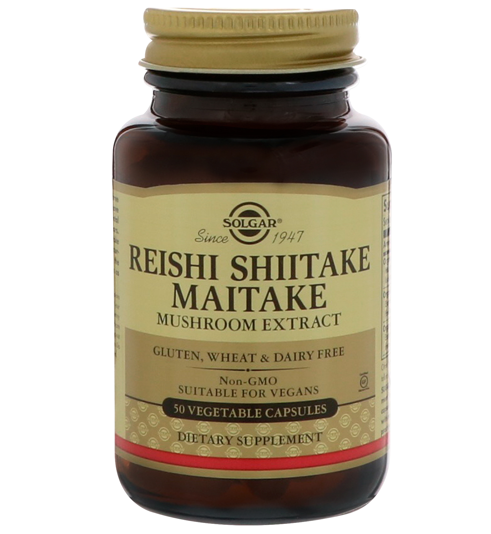 Solgar, Reishi Shiitake Maitake Mushroom Extract(영지 표고 잎새버섯 추출물), 50