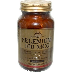 Солгар, Selenium, Yeast Free, 100 mcg, 100 Tablets отзывы