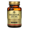 Solgar, Ubiquinol (coenzima Q10 en forma reducida), 200 mg, 30 cápsulas blandas
