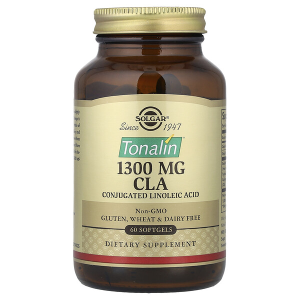 Solgar Tonalin® CLA, 1,300 mg, 60 Softgels