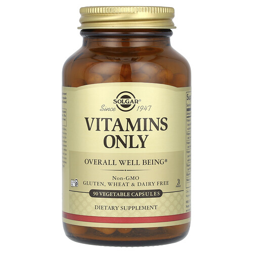 Solgar Vitamins Only, 90 Vegetable Capsules