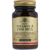 Сухой витамин А, 1500 мкг, 100 таблеток