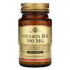Solgar, Vitamina B6, 100 mg, 100 comprimidos