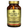 Solgar, витамин C, 500 мг, 100 растительных капсул