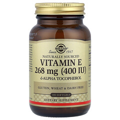 Вітамін E, 268 мг (400 МО), 100 капсул