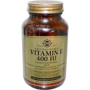 Solgar, Vitamin E, 400 IU, 100 Veg Softgels
