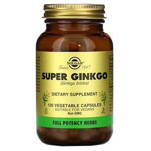 Солгар, Super Ginkgo, 120 Vegetable Capsules отзывы