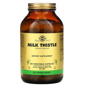 Отзывы о Солгар, Milk Thistle, 250 Vegetable Capsules